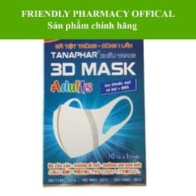 3D MASK – Khẩu trang kháng khuẩn, lọc mùi và bụi (50 chiếc)