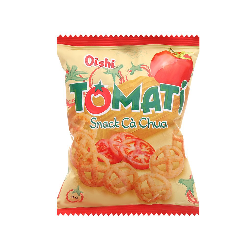 Bịch 20 gói 8g bim bim snack cà chua tomat giá rẻ - ảnh sản phẩm 3