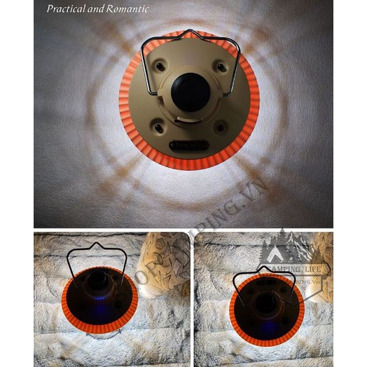 Đèn Retro Lamp phong cách vintage cổ điển, đèn treo lều pin sạc cắm trại dã ngoại - Camping VietNam
