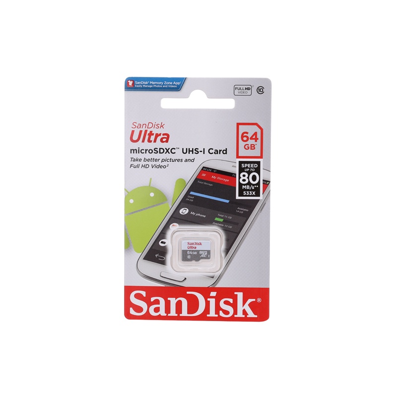 Thẻ nhớ 32GB 64GB micro SD Sandisk, 100MB/s chuyên dụng cho camera (hàng chính hãng SPC)