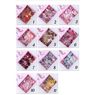 Hộp phụ kiện tóc 24 món cho bé