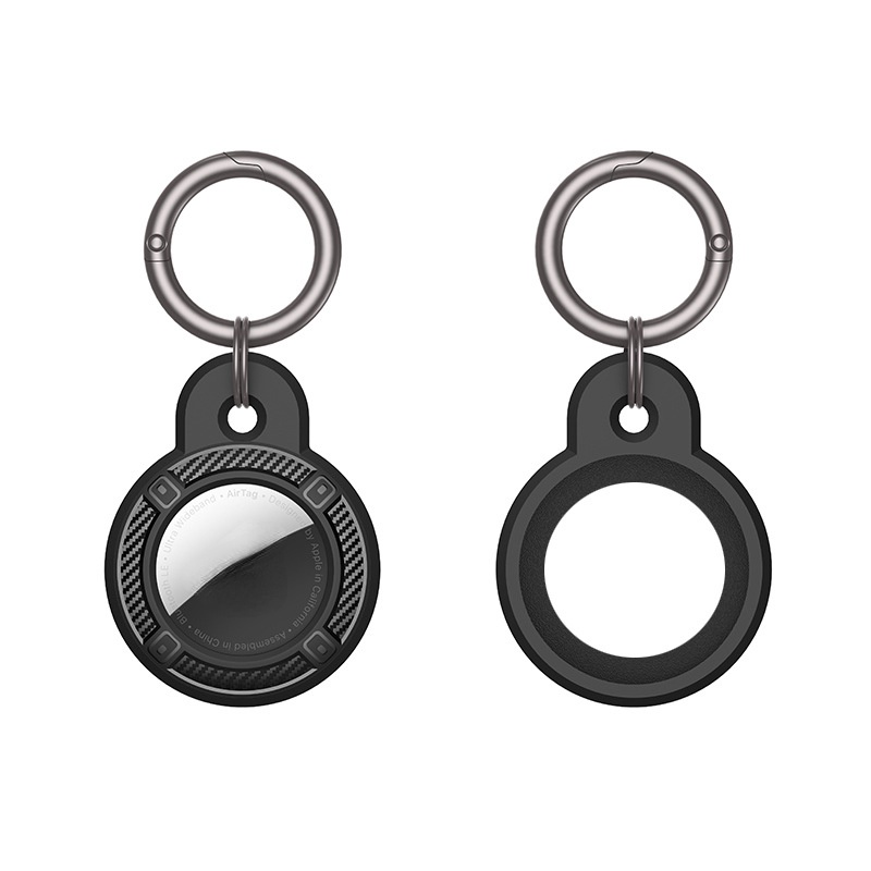 Vỏ Bọc Hộp Đựng Tai Nghe Airtaps Bằng Silicon Mềm Hấp Thụ Sốc Chống Trầy Xước Kèm Móc Khóa