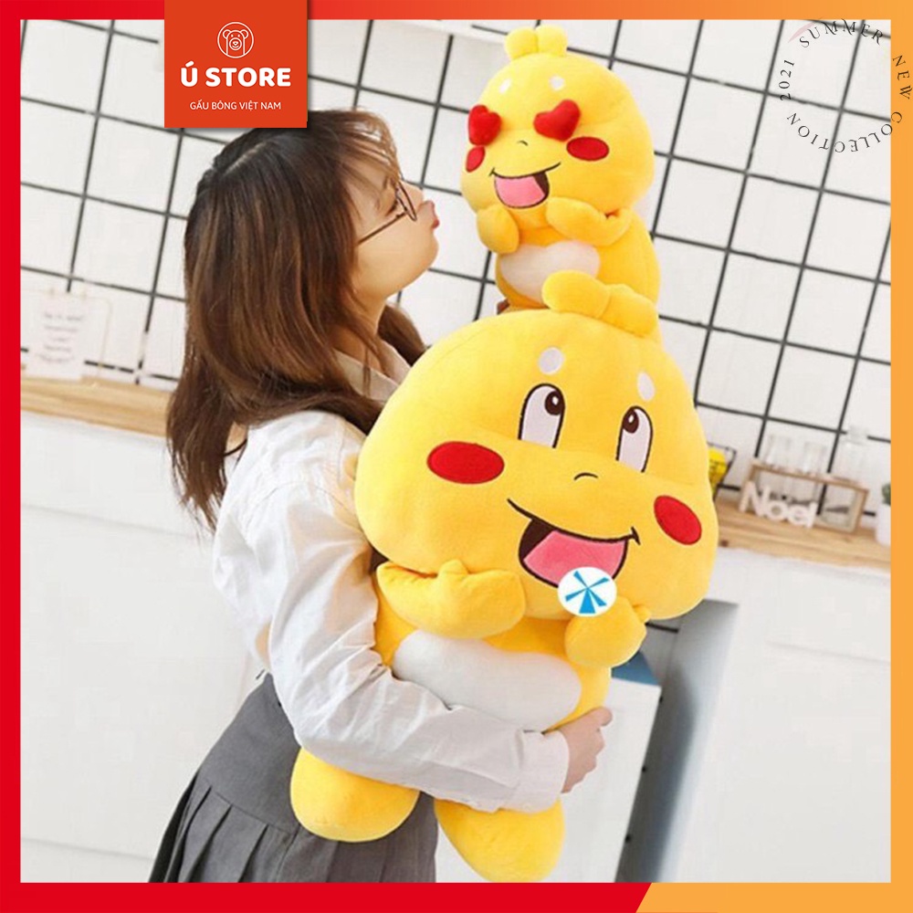 Gấu bông ôm qoobee ong vàng thú nhồi bông cute cho bé kích thước 40cm