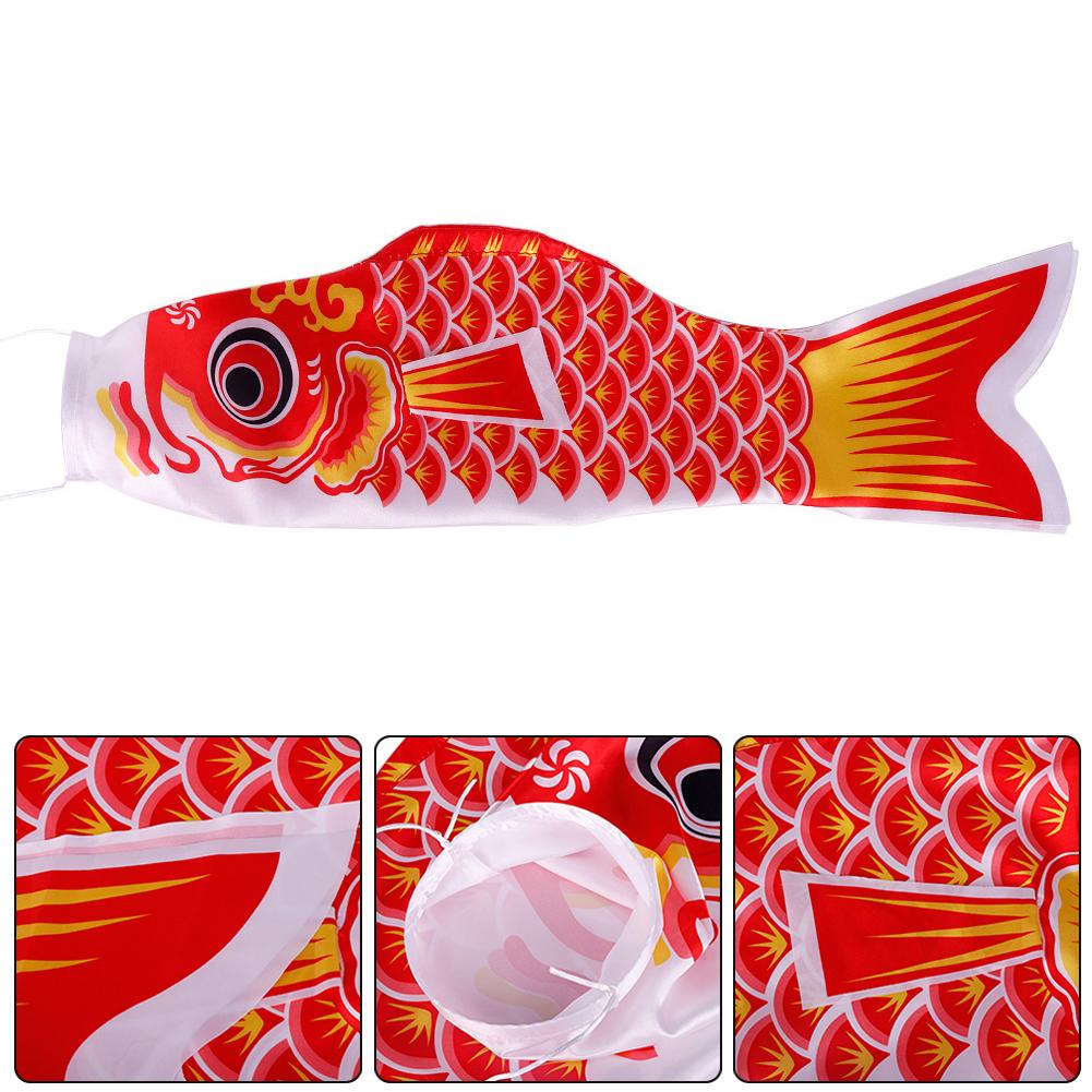 40cm/70cm/100cm Koi Nobori Cá Chép Gió Sock Koinobori Cá Cờ Sân Treo Trang Trí Nội Thất