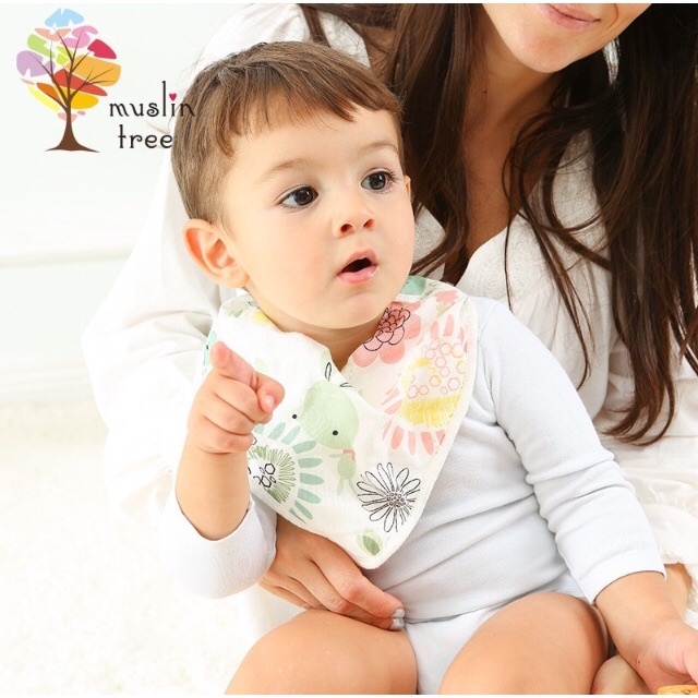 Yếm xô tam giác sợi tre Muslin tree