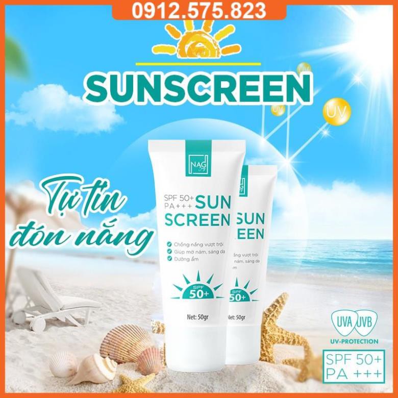 [FREESHIP_TOÀN QUỐC] Kem chống nắng SUNSCREEN-Kem chống nắng tốt dùng cho mọi loại da - N.A.G BEAUTY