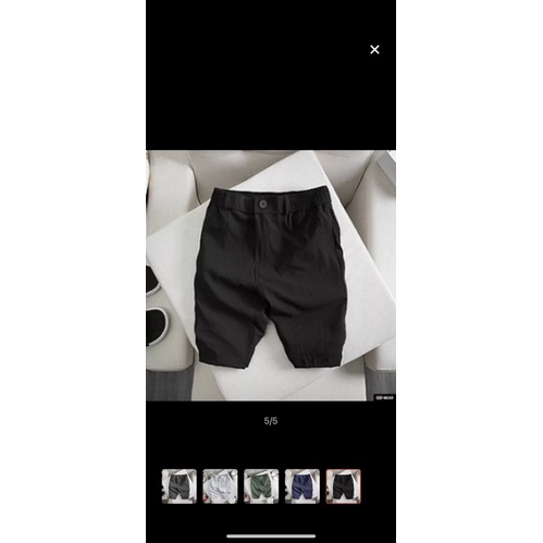 Quần short nam vải si giãn cao cấp mềm mịn 060