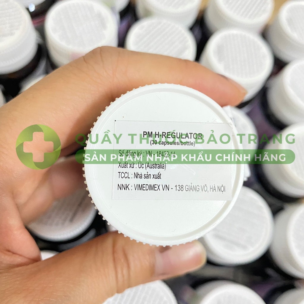 PM H-Regulator giúp tăng cường nội tiết tố nữ - Hộp 30 viên của Úc
