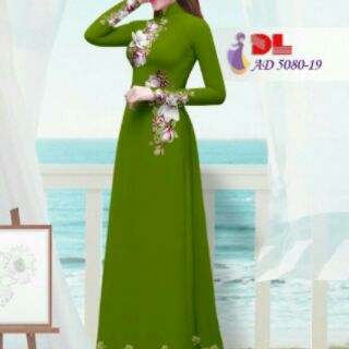 Vải áo dài in 3D bộ
