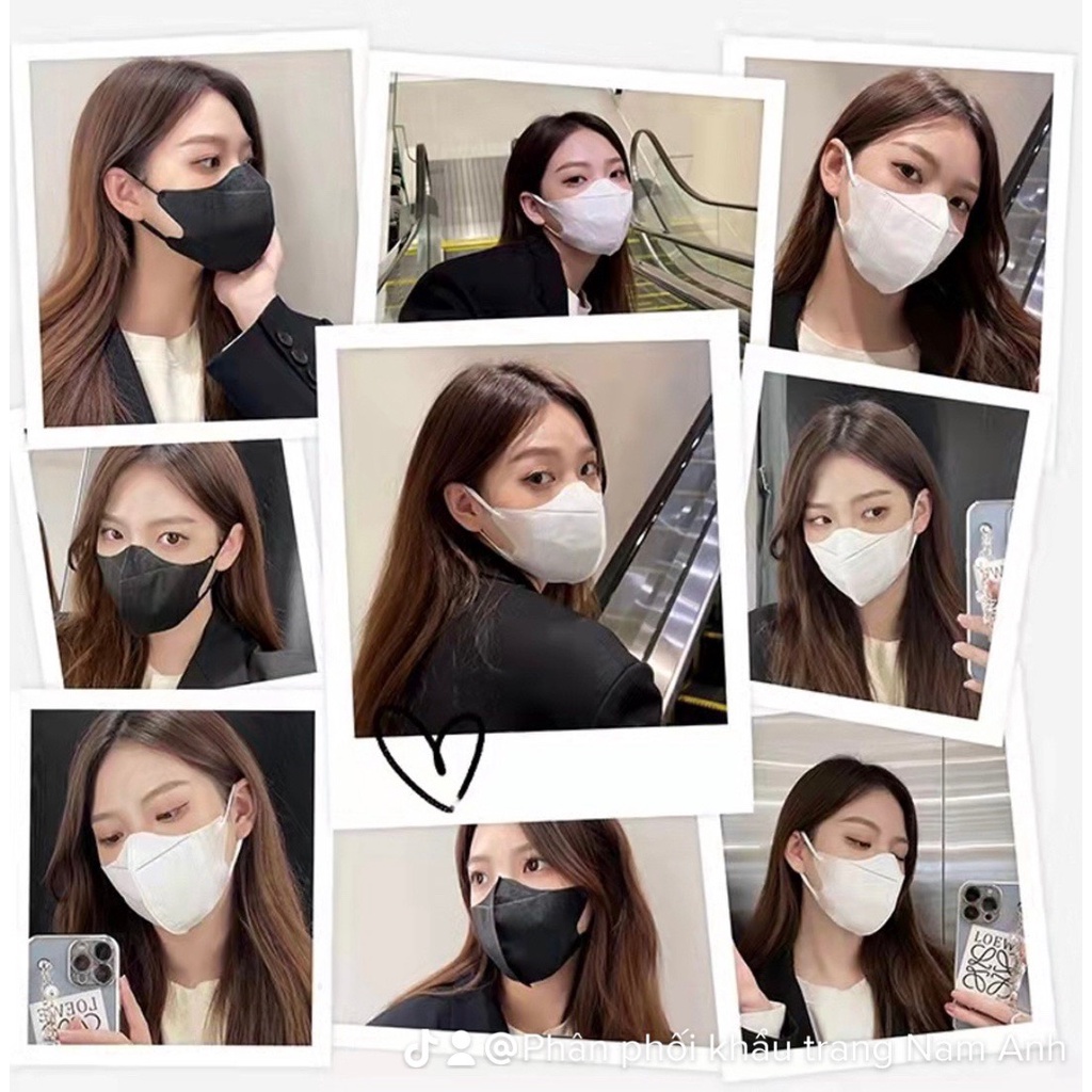 Hộp 10 cái Khẩu trang 5D Mask FAMAPRO quai thun