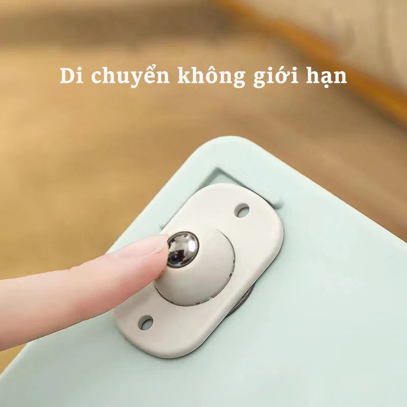 Bộ 4 Bánh Xe Dán Di Chuyển Thùng, Hộp - Xoay 360 Dễ Dàng,Siêu Bền, Chịu Lực Tốt 88257 Giao Hàng Nhanh 88