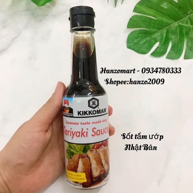 Sốt tẩm ướp teriyaki kikkoman tasty japan 150ml Nhật Bản