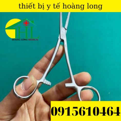 Panh Y Tế, Panh Gắp Phẫu Thuật, Pen Kẹp Y Tế, Panh Thẳng Có Mấu 18cm - Hàng Pakistan