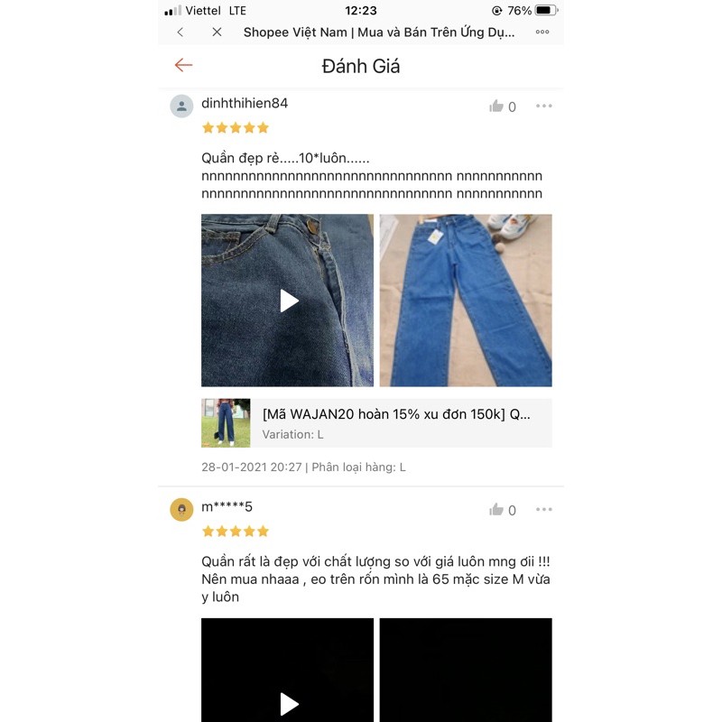 QUẦN JEAN ỐNG RỘNG XANH ĐẬM🎯mã 3009 | BigBuy360 - bigbuy360.vn