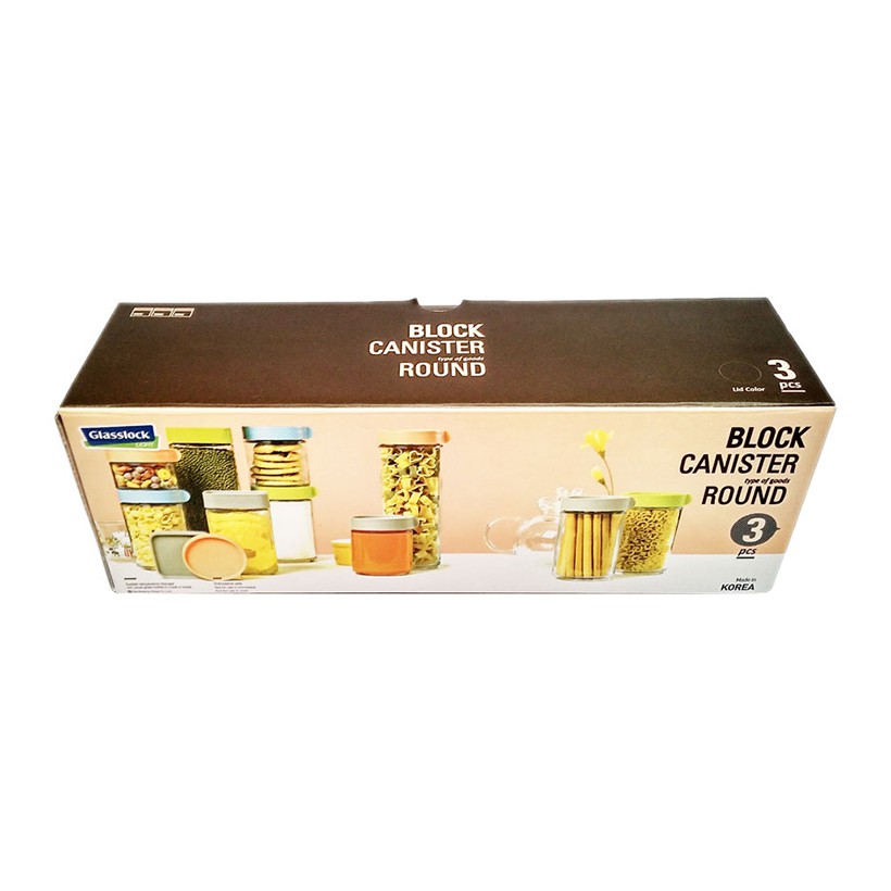 Bộ 3 lọ thủy tinh Glasslock IG784 400ml Hàn Quốc