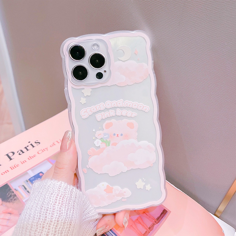 Ốp lưng iphone trong lượn sóng gấu mây 6/6plus/7/7plus/8/8plus/xs/11/12/13/pro/max/plus/promax-Sale Hot M2-1