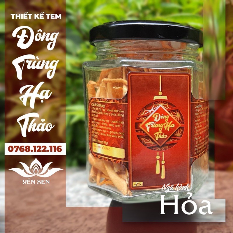 Set 27 tem dán ĐÔNG TRÙNG HẠ THẢO