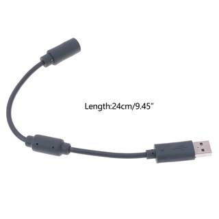 R* Wired Game Controller USB Breakaway Cable Adapter Cord Dongle Extension Wire Line Replacement for Xbox 360