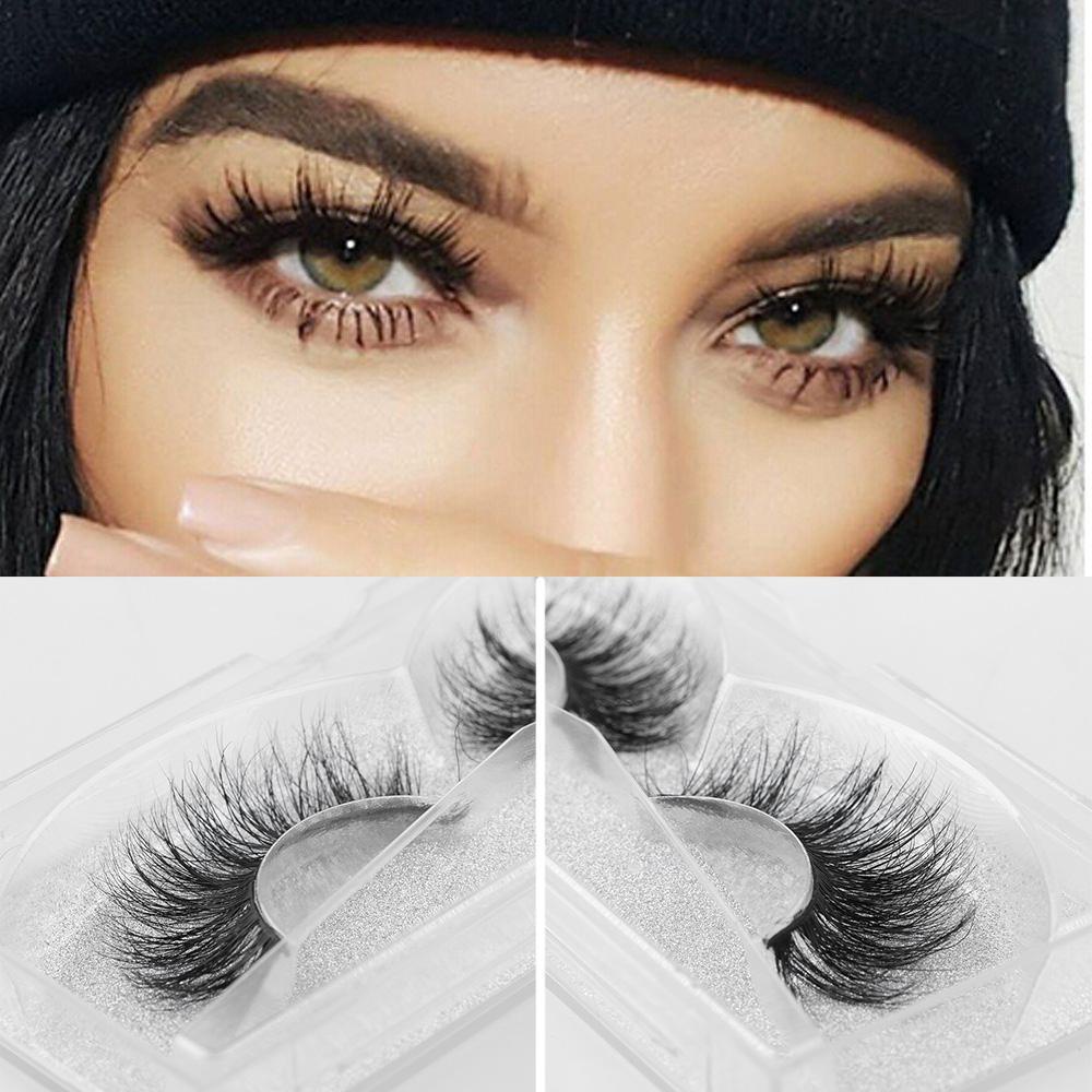 Hộp Lông Mi Giả 100% Lông Chồn Thật Trang Điểm Gợi Cảm