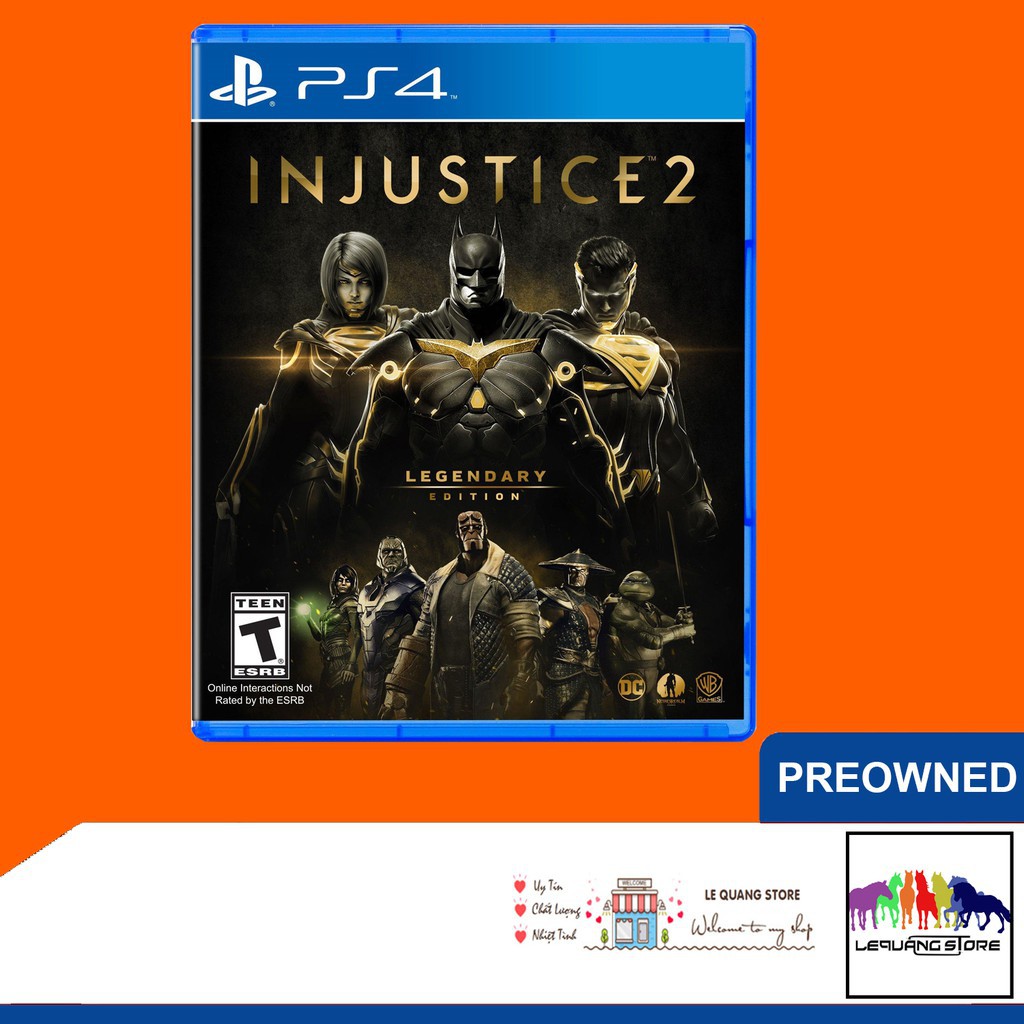 Đĩa game PS4: Injustice 2 Legendary Edition