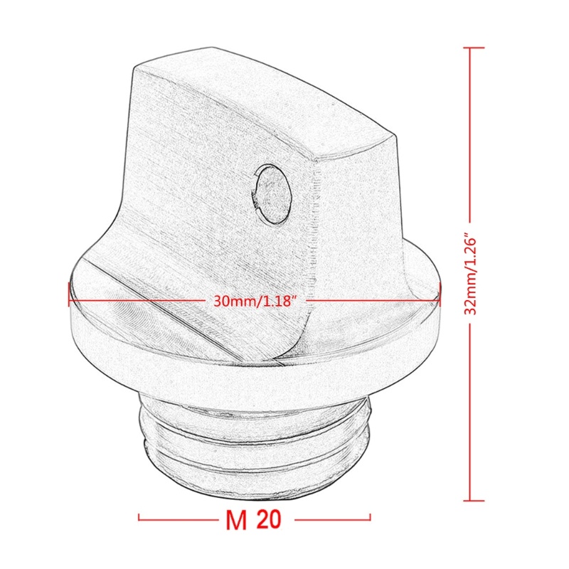 Nắp Đậy Bình Dầu Động Cơ M20x2.5 Bằng Nhôm Chuyên Dụng Cho Xe Mô Tô CB-R 250RR 600RR 1000RR CR125R CRF 150R 250R