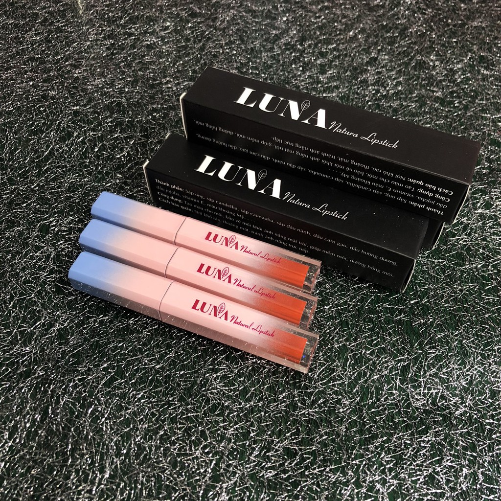 [CHẤT XỊN - SIÊU MỊN - 20 MÀU HOT TREND] Son Handmade Luna Natural - Không Chì | Thế Giới Skin Care