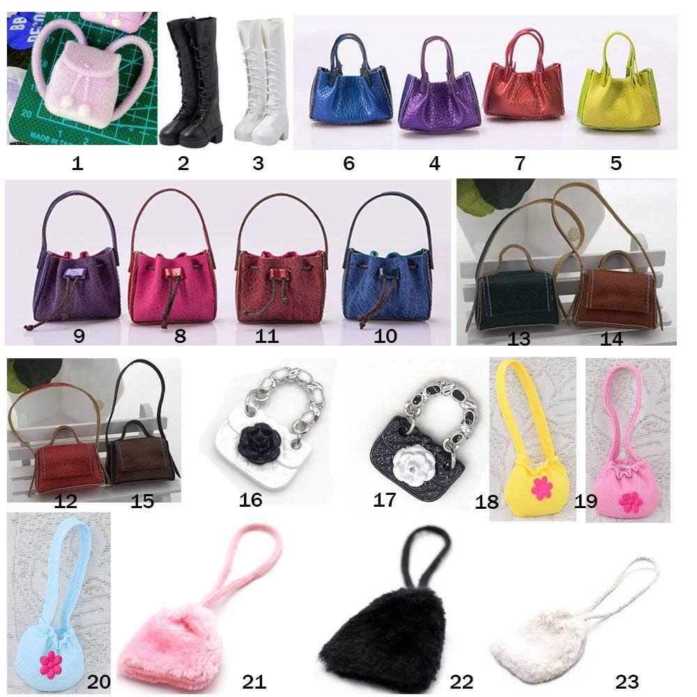 Túi Da PU Đeo Chéo Màu Sắc Cầu Vồng Xinh Xắn Dành Cho Búp Bê 1 / 6