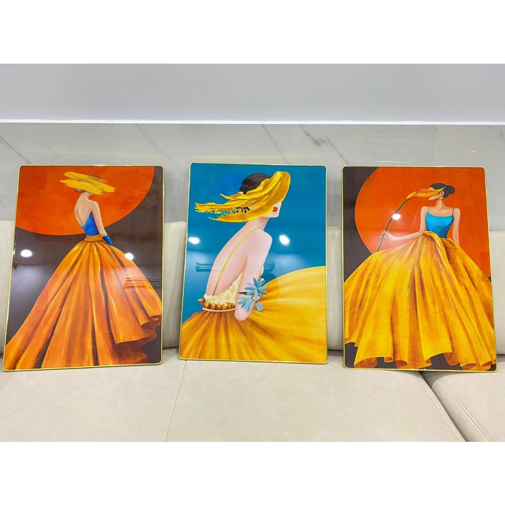 Tranh tráng gương in UV 5D Mica bóng mịn C9, tranh treo tường phòng khách bền đẹp 40 năm Ko phai màu