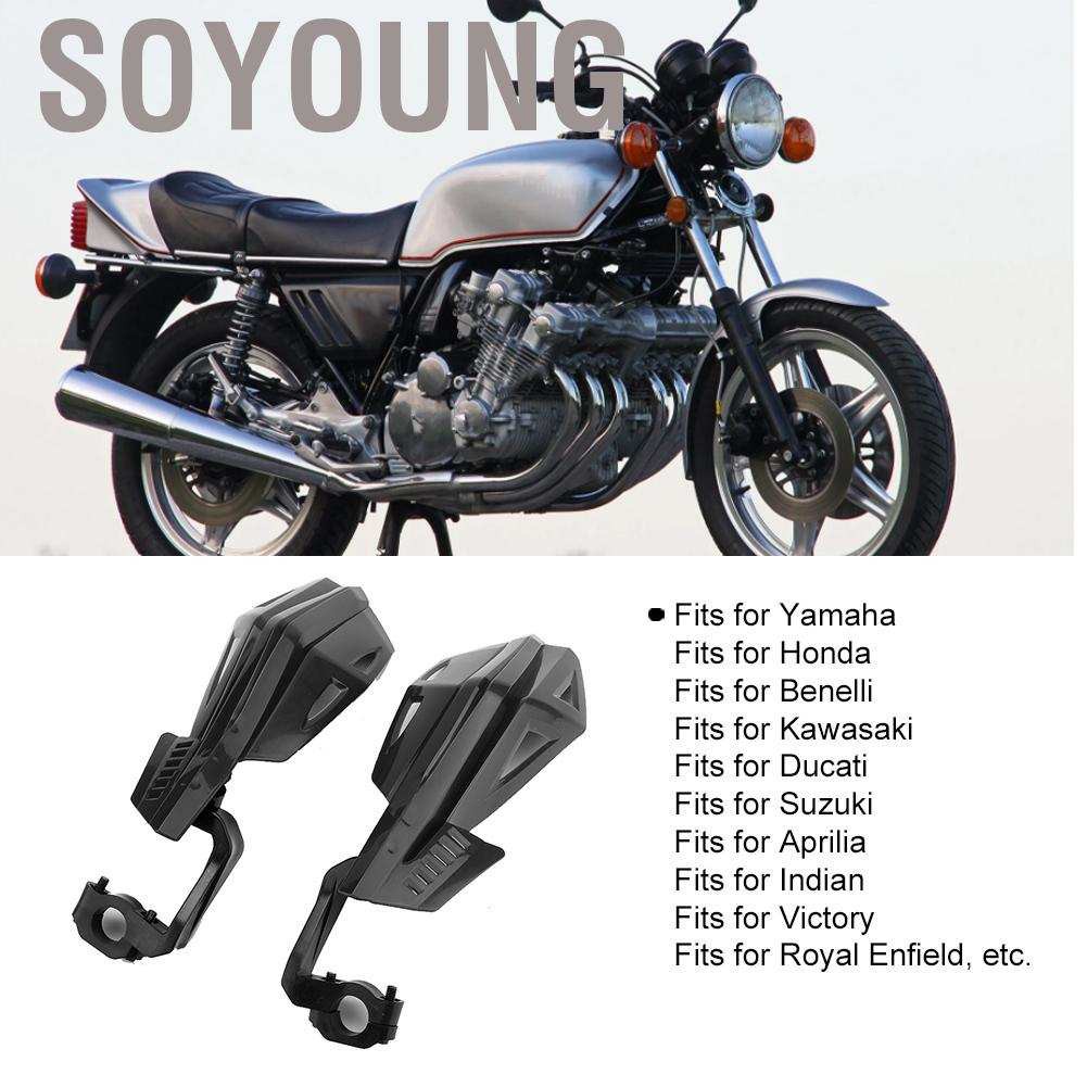 Hàng Sẵn SOYOUNG Ốp Bảo Vệ Tay Lái Xe Mô Tô Yamaha 7/8in 22mm Chất Lượng Cao Cặp Tấm Chắn  chắn bảo vệ xe máy tay kính gió
