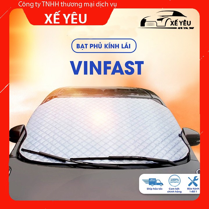 Bạt phủ kính lái Vinfast fadil lux a2.0 sa2.0 vf e34  ô tô cách nhiệt 4 lớp tráng bạc chống nắng bảo vệ xe ô tô