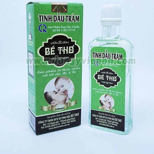 Tinh dầu tràm Bé Thơ hàng chính hãng chai 50ml