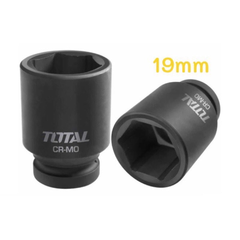 ĐỒ NGHỀ TOTAL Đầu tuýp đen lục giác vuông 1 inch <HÀNG CHÍNH HÃNG>