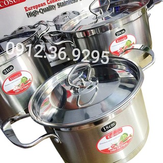Bộ nồi Inox 3 đáy Ecosun BM-S351