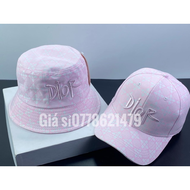 Combo 1 cặp 2 nón 1 nón kết lưỡi trai + 1 bo vành bucket sành điệu thời trang nam
