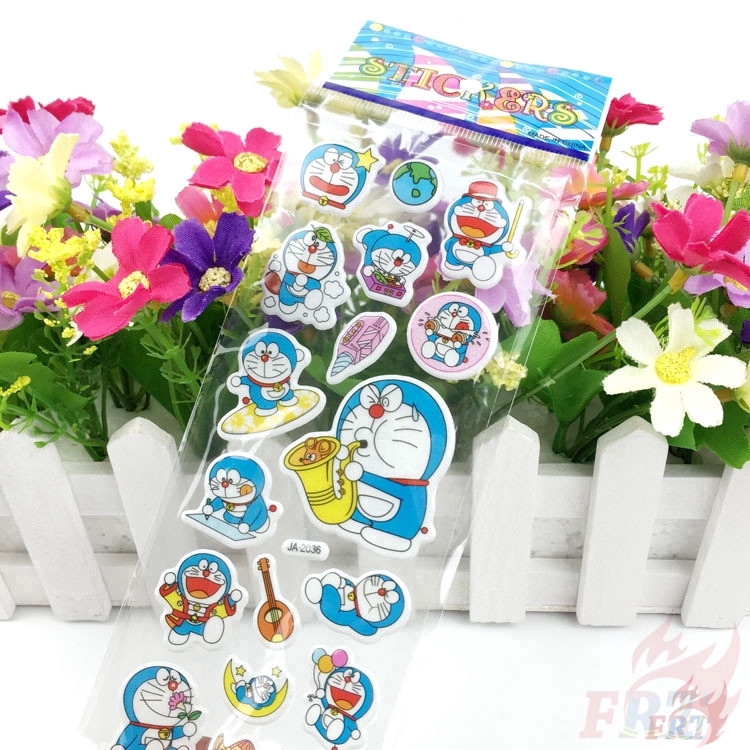 Set 1/5 Tấm Hình Dán Doraemon 3d Cho Bé