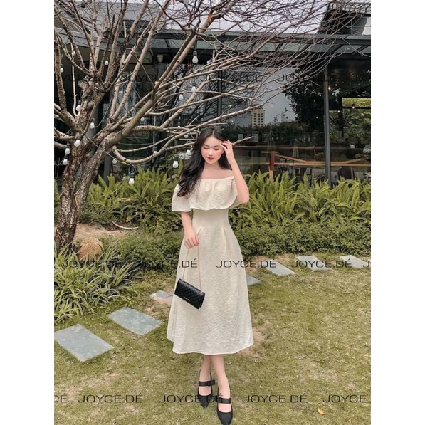 💋💋Váy trễ vai bánh bèo tiểu thư newww xinhhh cáaa💯💯💯