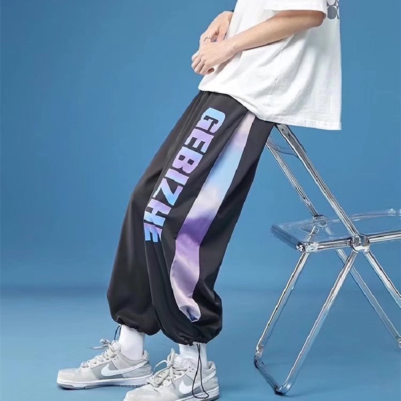 Quần Thụng In Chữ Phong Cách Nhật Bản Dành Cho Nam