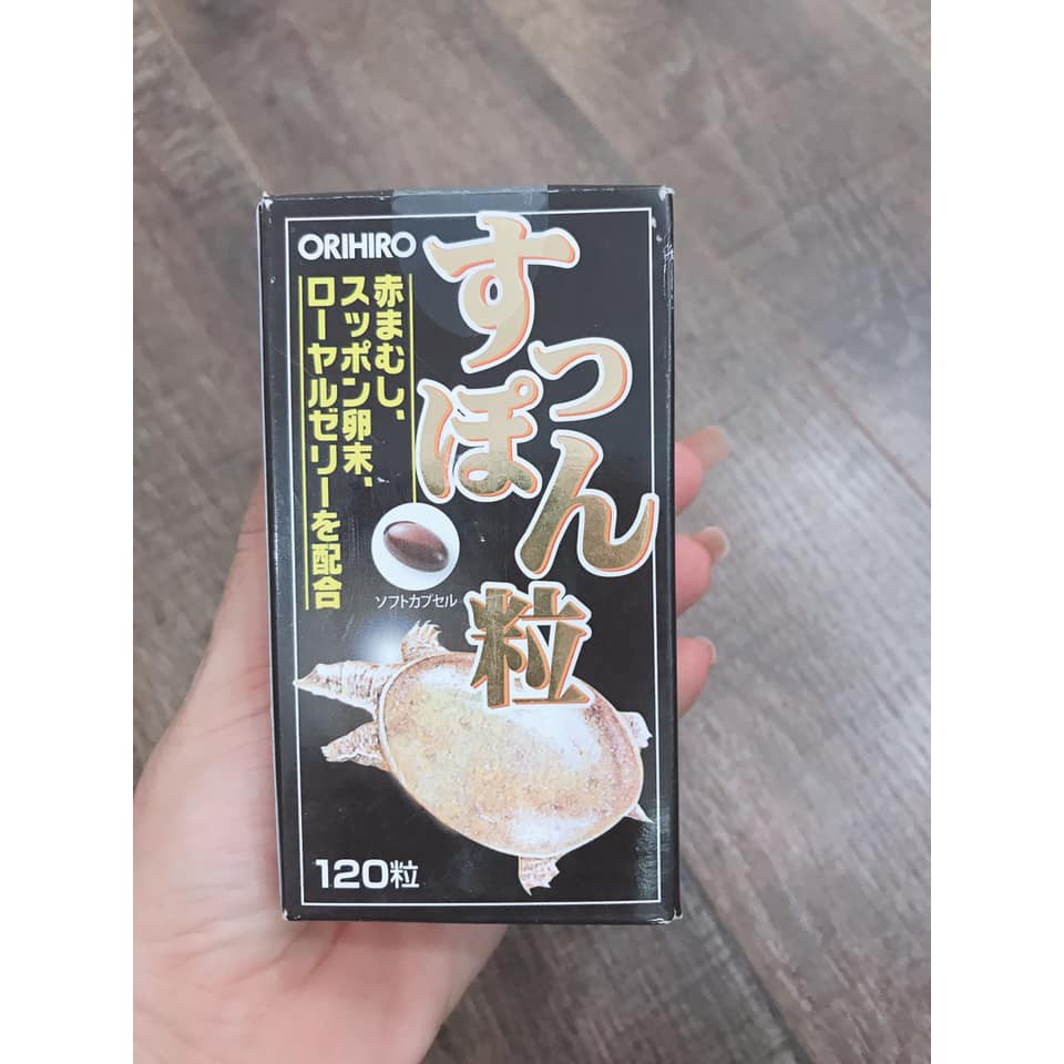 Viên uống tăng cường sinh lực mai rùa Orihiro 120 viên Nhật Bản