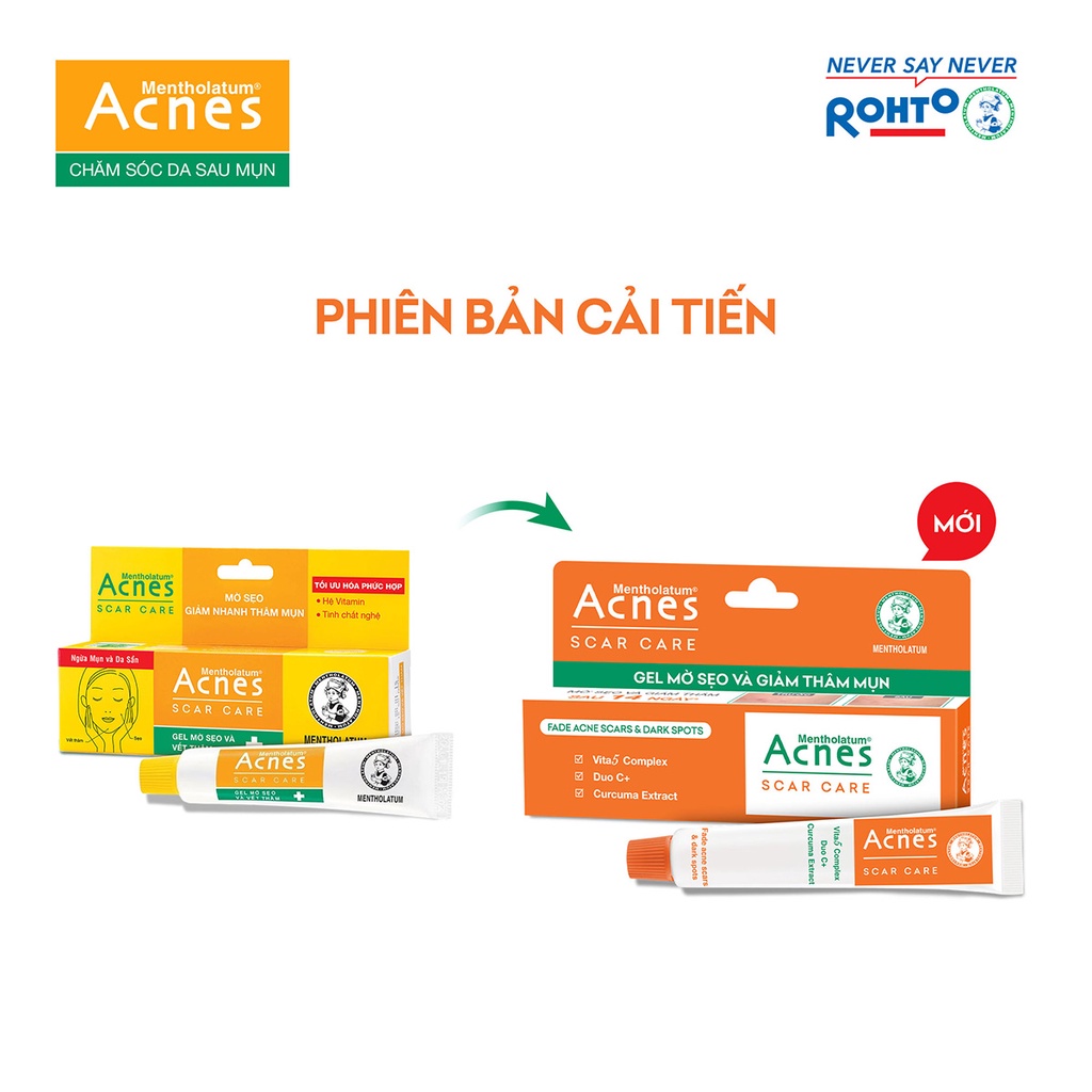 Gel mờ vết thâm và liền sẹo Acnes Scar Care 12g