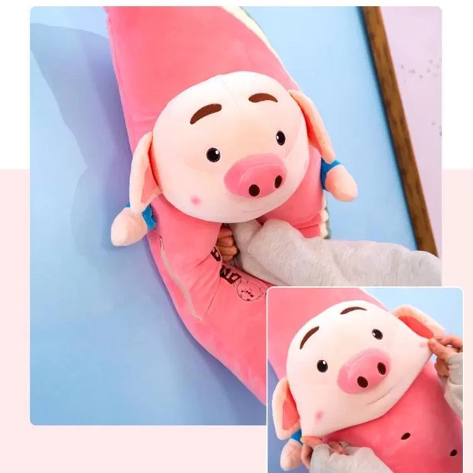 Gấu Bông Gối Ôm  Mặt Heo Cute | Gấu Bông Hama
