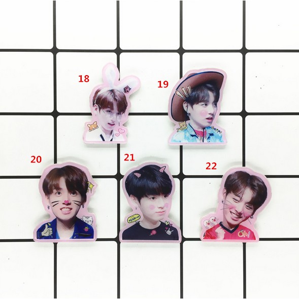 KPOP Bangtan Boys Q Style Brooch Pins BTS Badge For Clothes Backpack