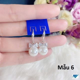 Bông tai bạc móc trai các mẫu MS65