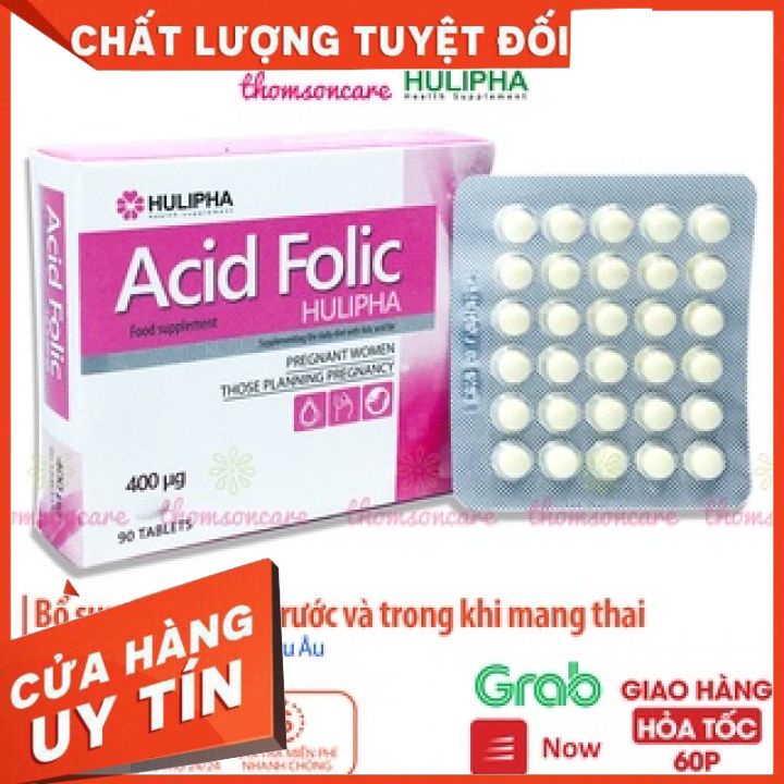 Acid Folic cho mẹ bầu và phụ nữ chuẩn bị mang thai ( Nhập khẩu chính hãng BA LAN)