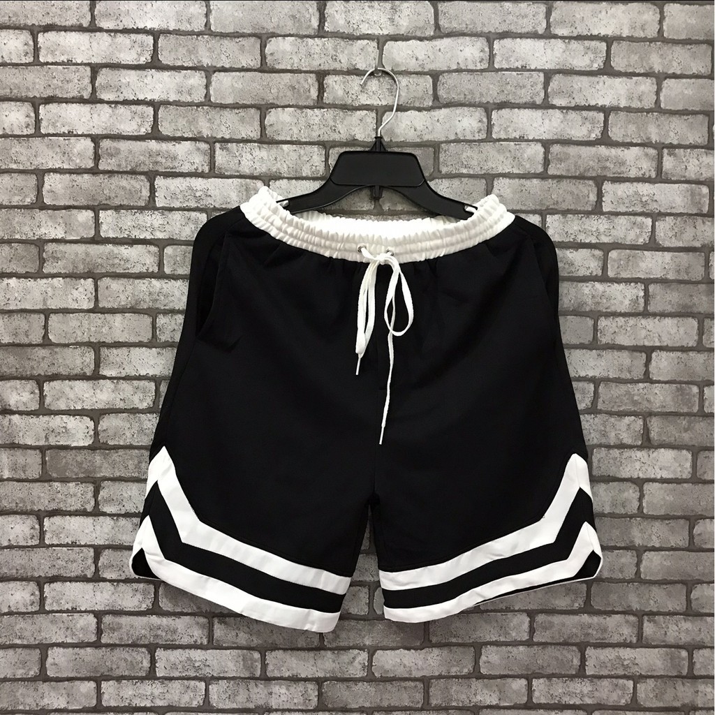 QUẦN V SHORT 2 SỌC Unisex Ulzzang Streetwear Streetstyle - Quần Short V - Shorts Double V cực đẹp