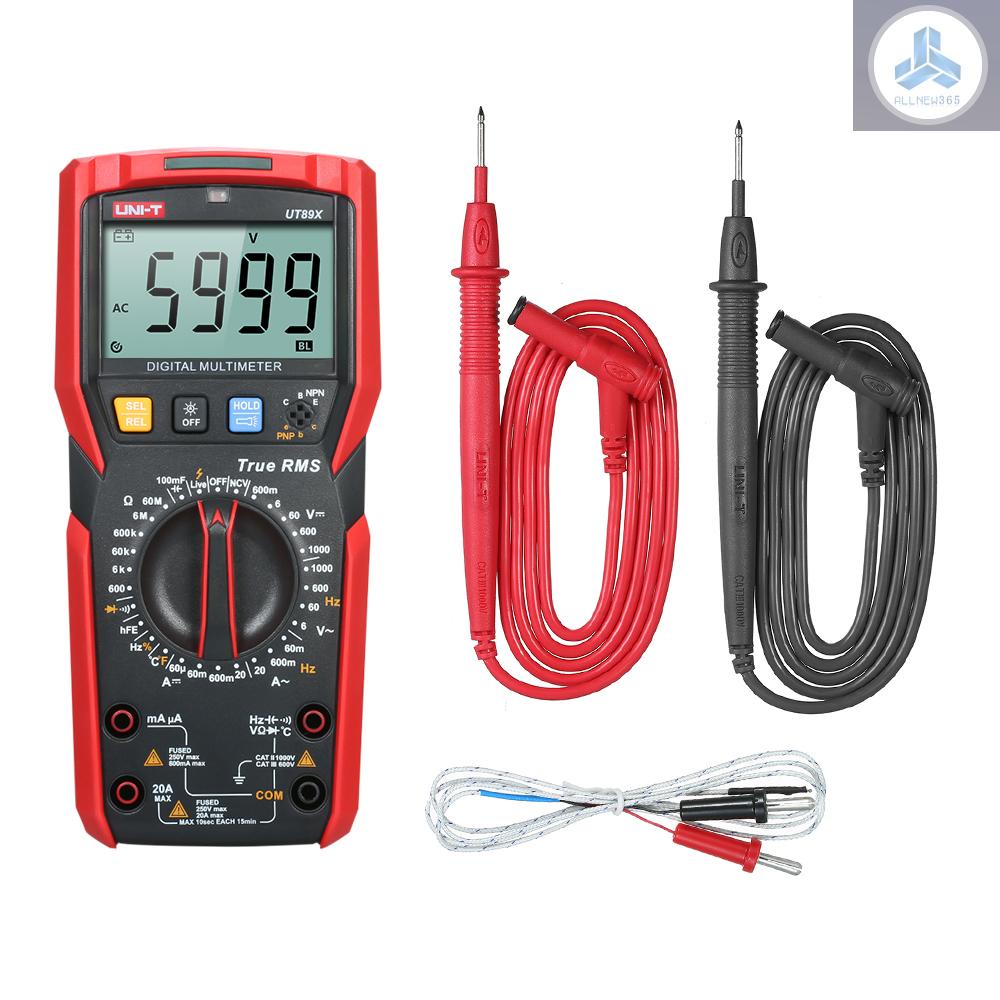 Đồng Hồ Vạn Năng Uni-T Ut89X 6000 Counts Màn Hình Lcd Ac / Dc