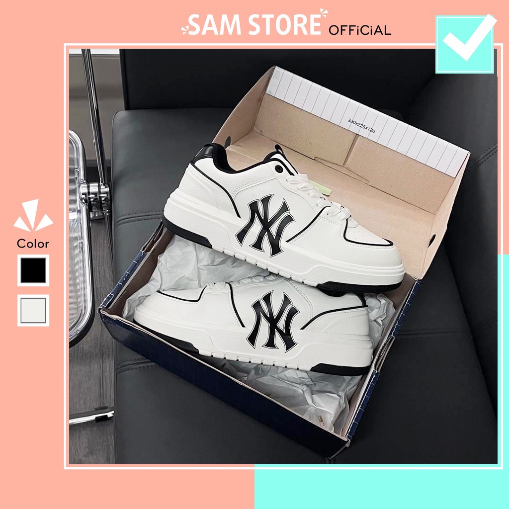 Giày MLB Nam Nữ, Giày MLB Chunky In 3D Đế Tăng Chiều Cao Thể Thao Thời Trang Hàng Đẹp Full Box Bill