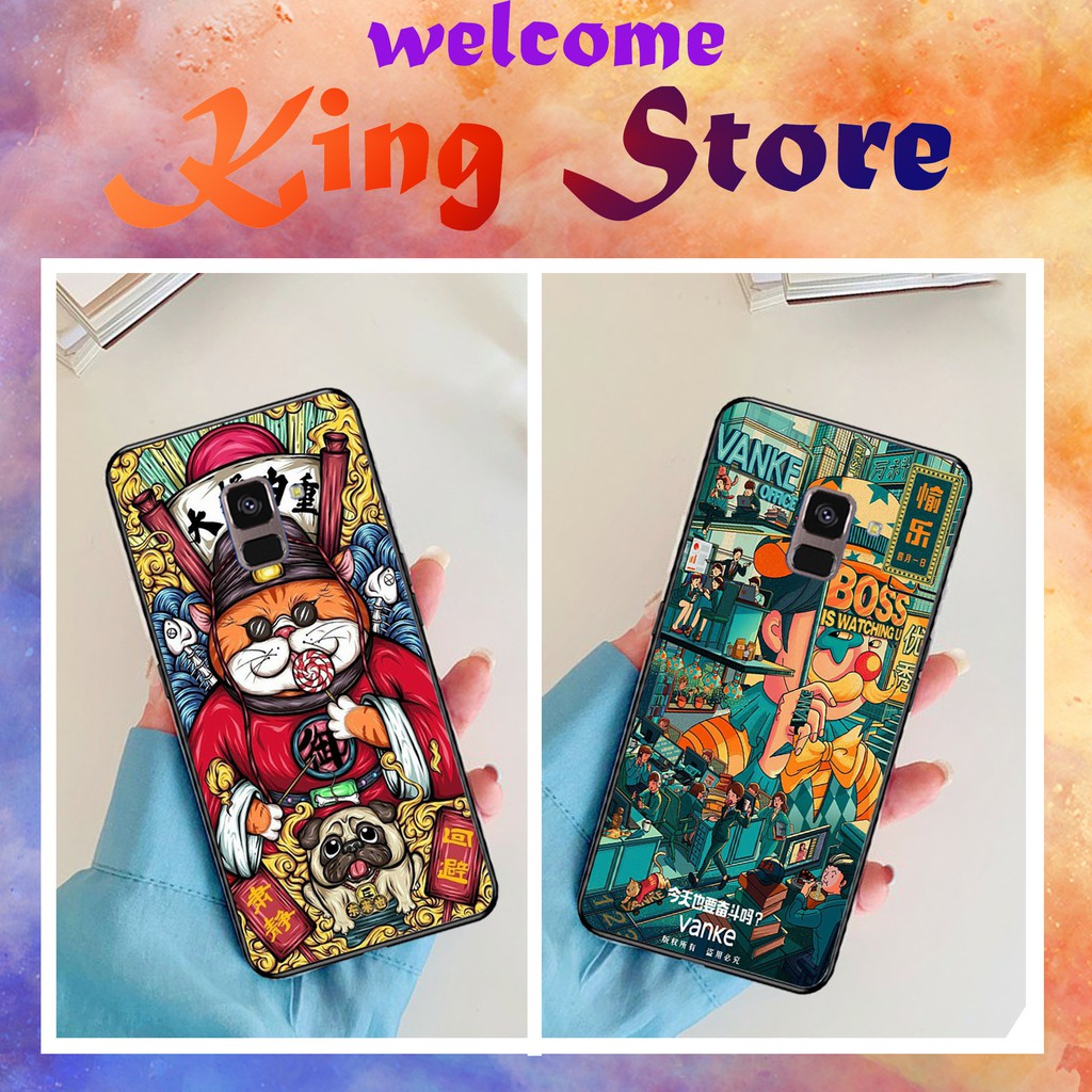 Ốp lưng Samsung A6-2018/A6 Plus/A8-2018/A8 Plus in hình Tranh hoạt hình siêu đẹp, lạ_KINGSTORE.HN_Ốp SS A6/A6P/A8/A8P