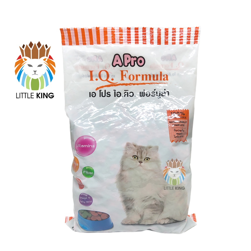 Thức ăn cho mèo Apro IQ Formula 500g hạt cho mèo giá rẻ bổ sung vitamin rau củ Little King pet shop