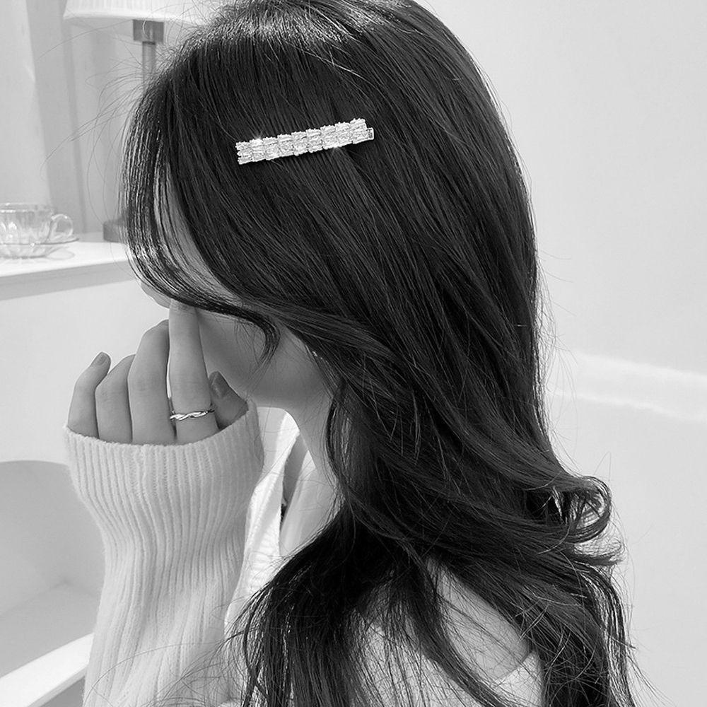 TWINKLE Kẹp Tóc Mỏ Vịt Họa Tiết Hình Học Rỗng Kiểu Vintage Dễ Thương Cho Bạn Gái