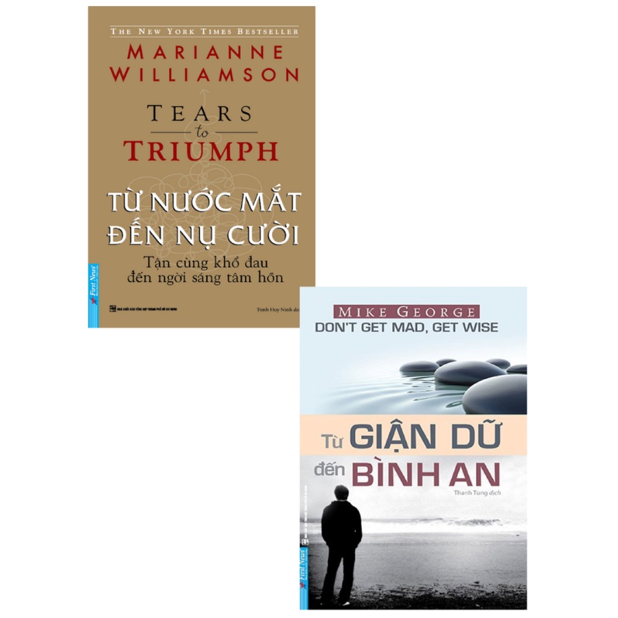 Sách - Combo Từ Giận Dữ Đến Bình An + Từ Nước Mắt Đến Nụ Cười (Bộ 2 Cuốn)